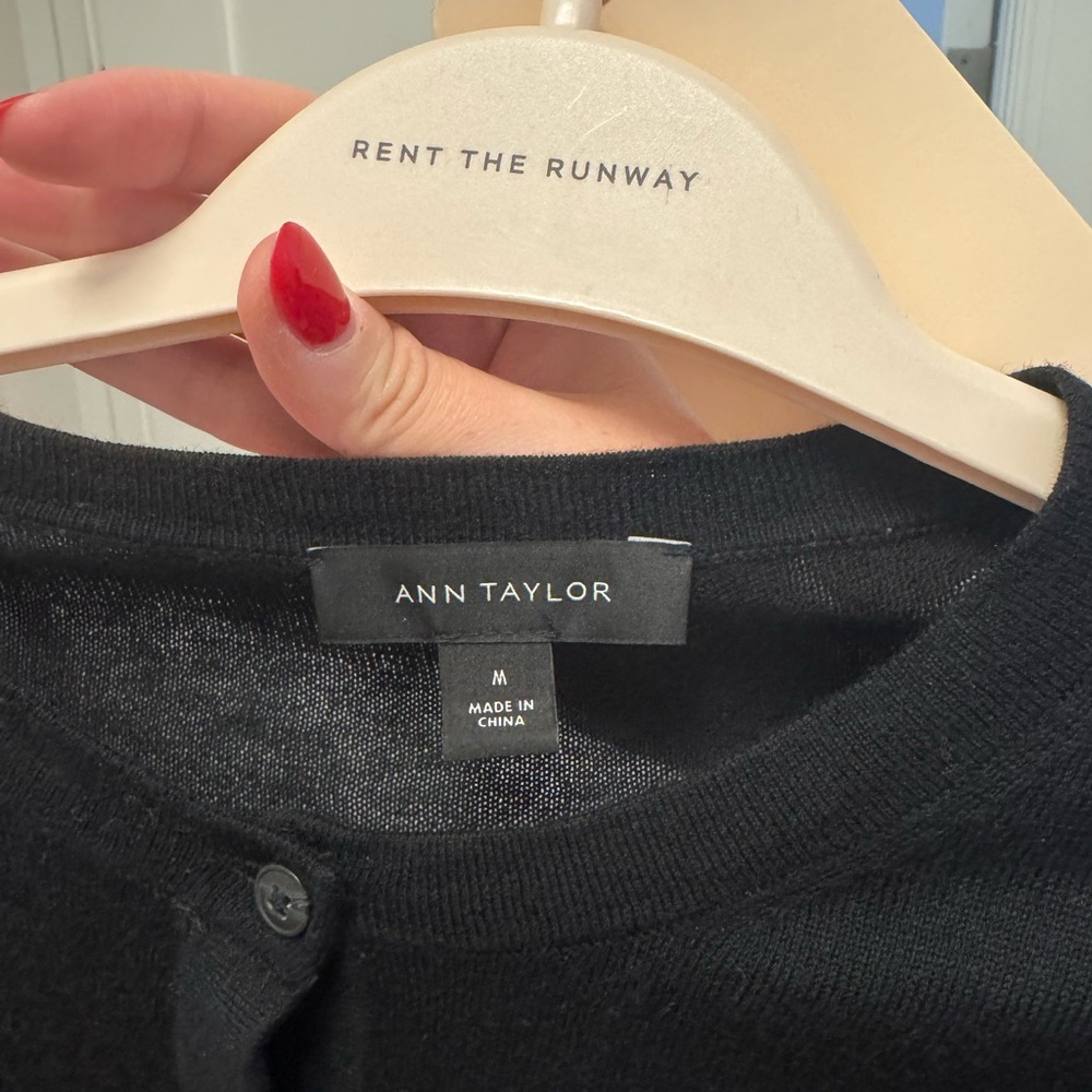 Ann Taylor Elegant Black Sweater